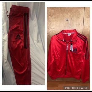Red Adidas Tiro Tracksuit